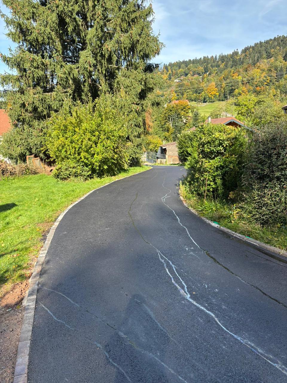 Route vosgienne automne